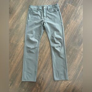 VINEYARD VINES Charcoal Grey Performance Athleisure 5-Pocket Pants Golf 32 x 32